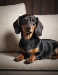 Dachshund su alimentación