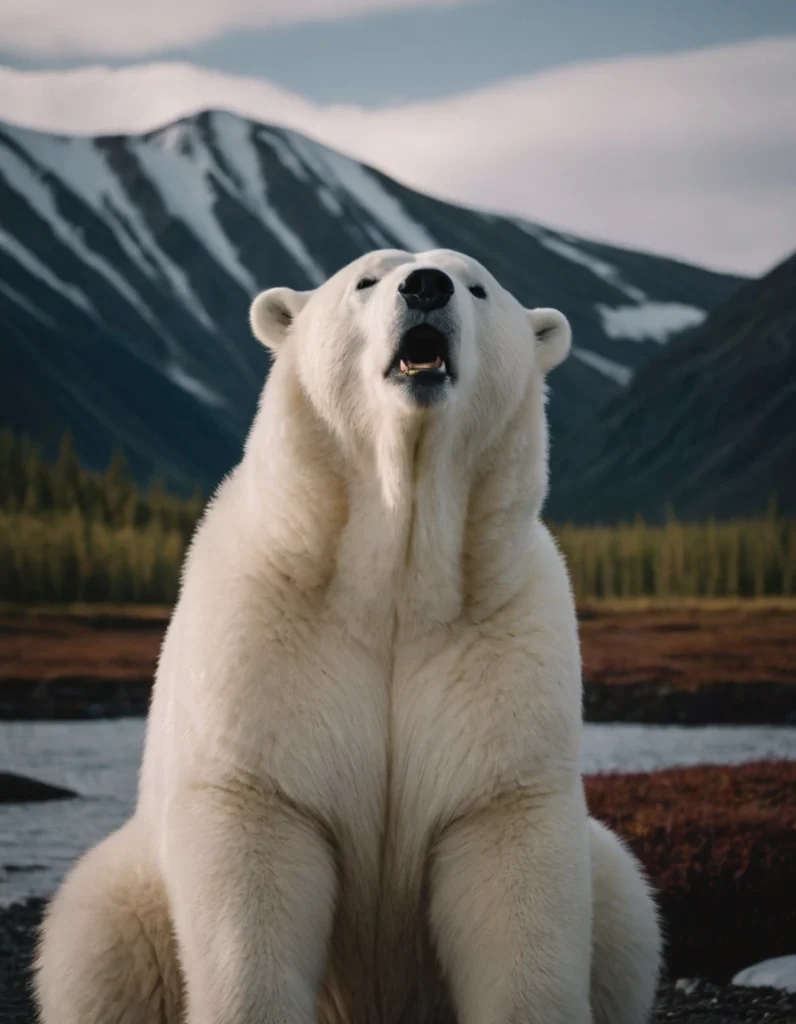 El oso polar en reclamo