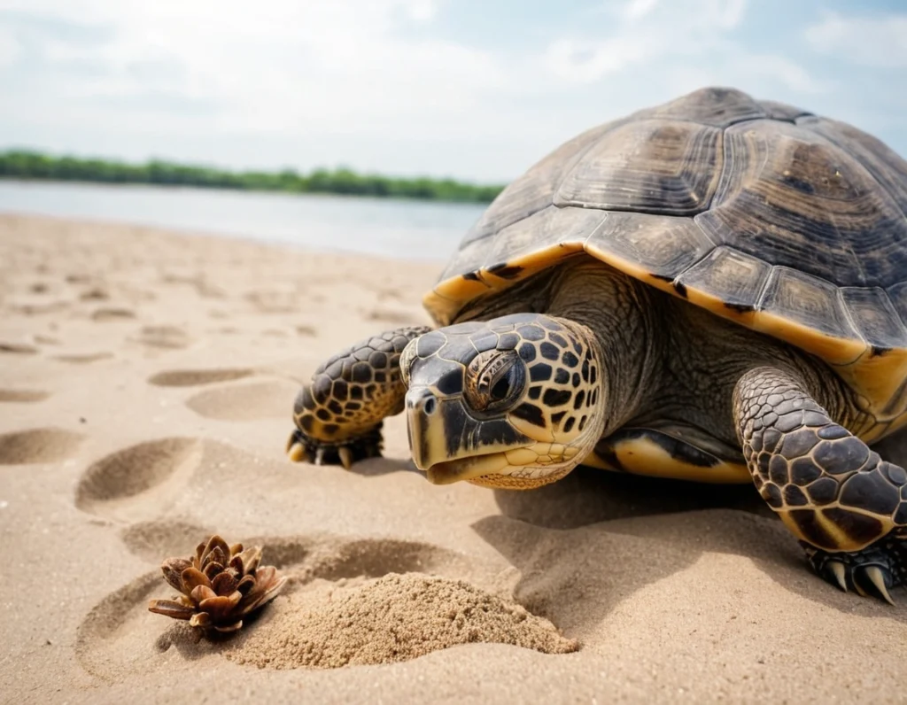 Qué hace la tortuga y que come