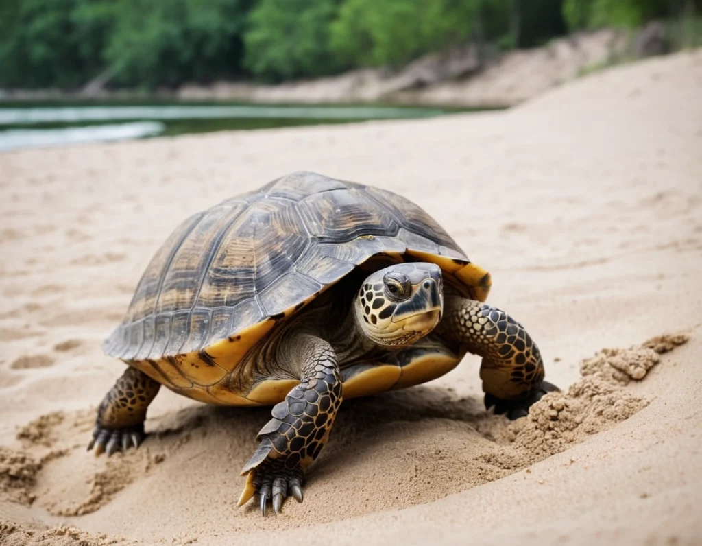 Tortuga descansando