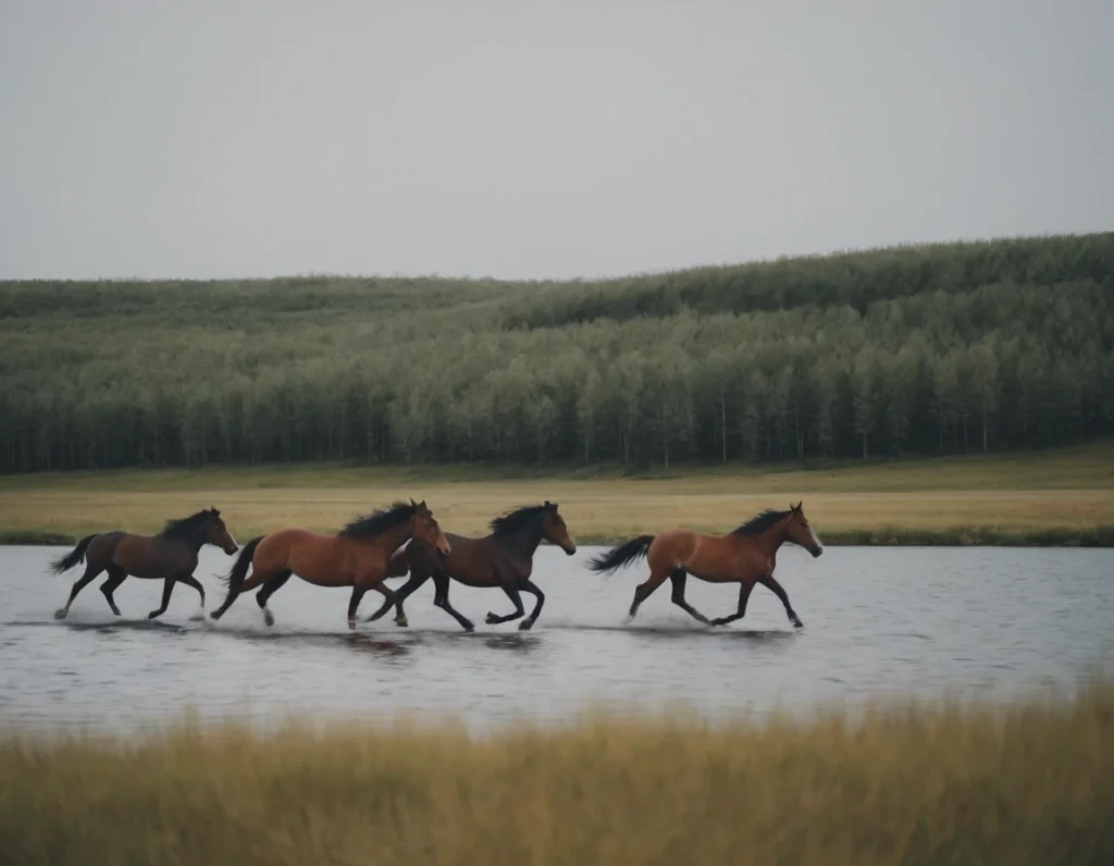 cómo duermen los caballos