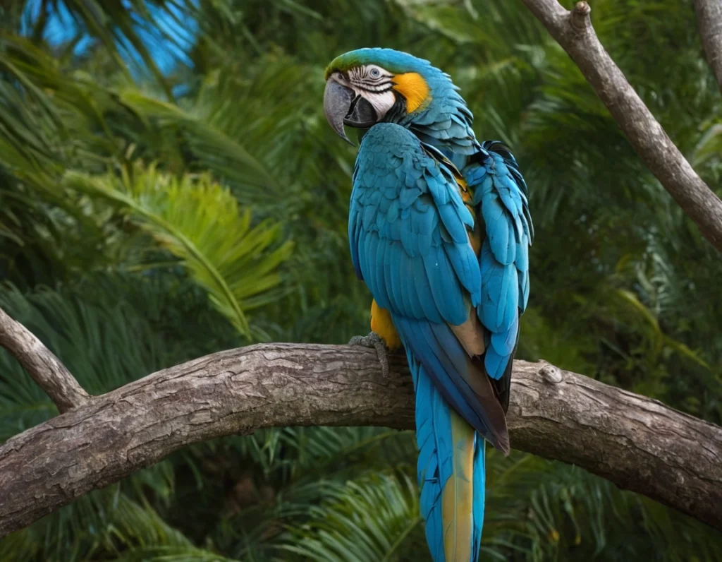 foto de Guacamayo Azul