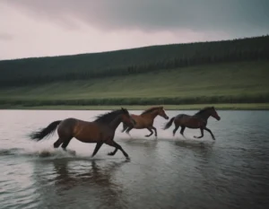 habitat de los caballos