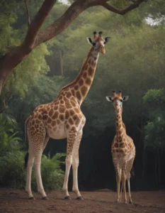 jirafas en familia o manada