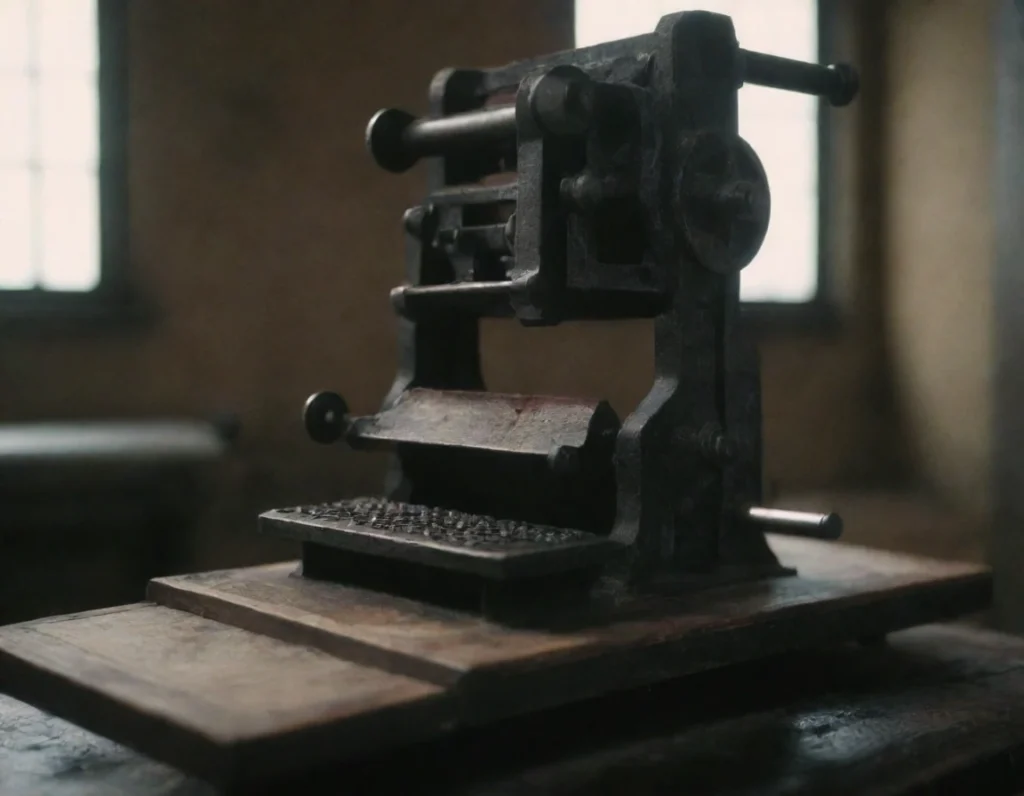 Cómo funcionaba la innovadora imprenta de Gutenberg