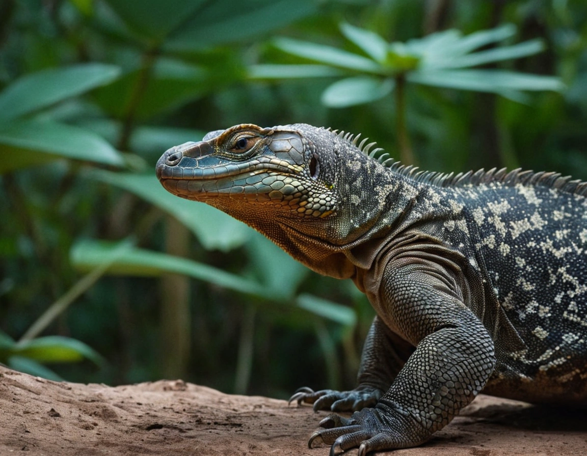 Descubriendo el Dragón de Komodo Varanus komodoensis