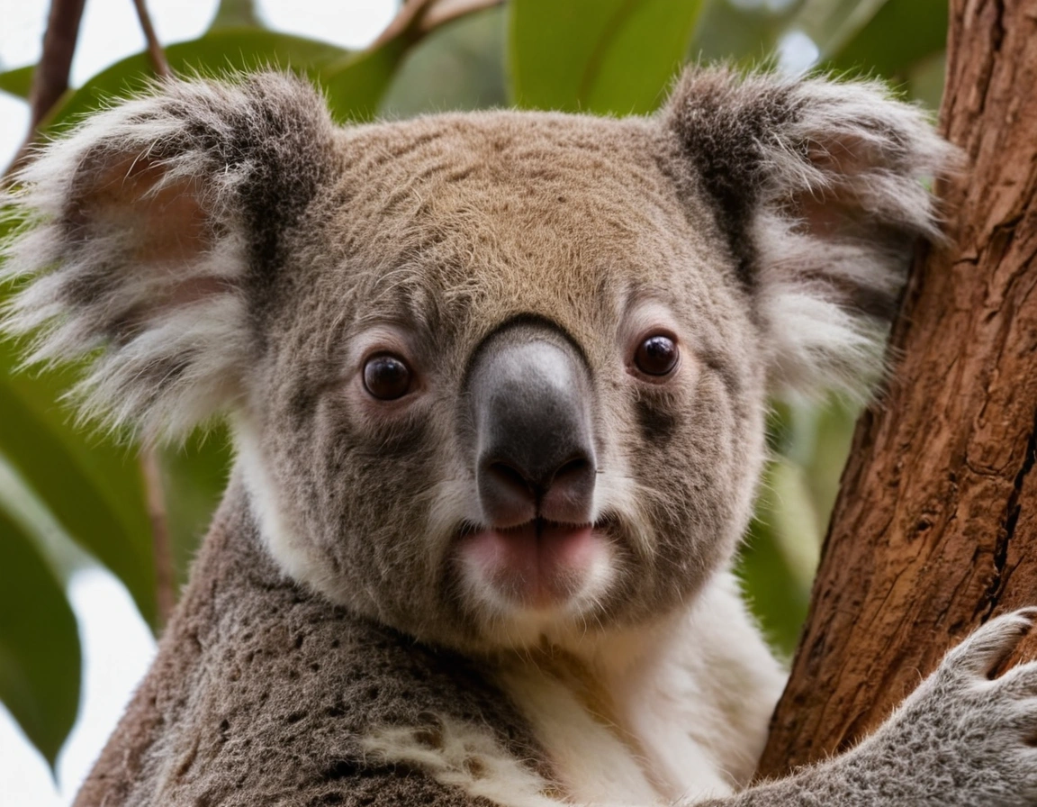 Sabes si el koala tiene cola o no