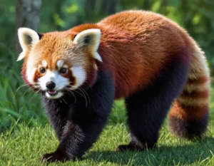 foto del panda rojo