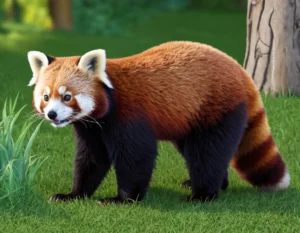 panda rojo