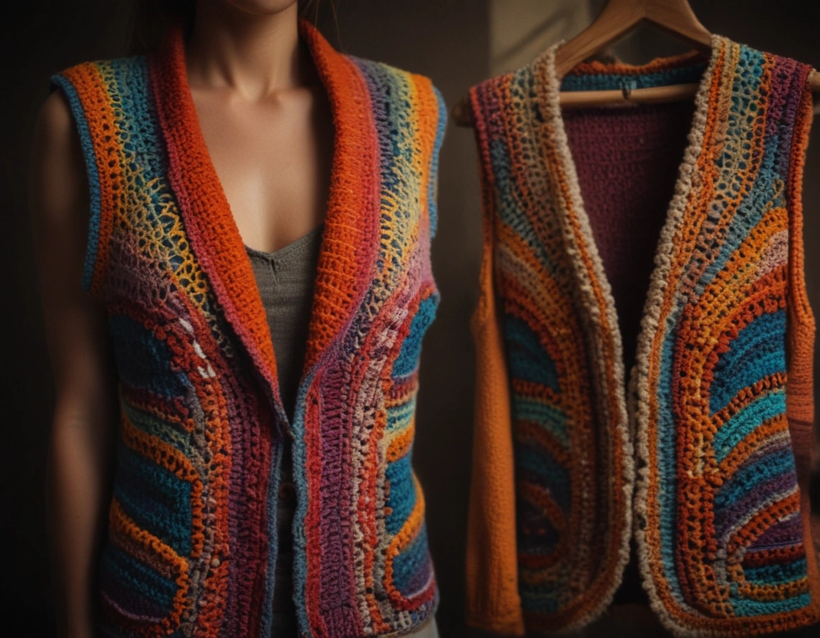 Crochet Chalecos: Una Tendencia Artesanal que Renace