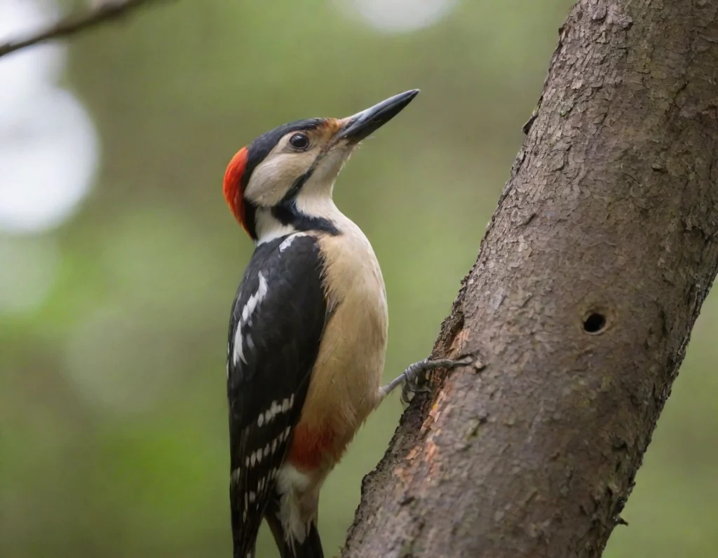 Caracteristicas Unicas del Pajaro Carpintero Hembra