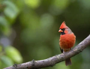 belleza unica del pajaro cardinalis